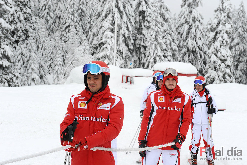 Massa y Bianchi suben la montaña