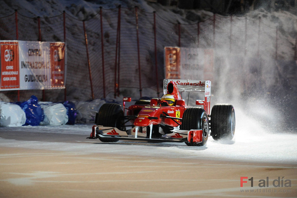 Badoer con el F60 en Madonna di Campiglio