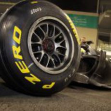 Los Pirelli montados en el TF109