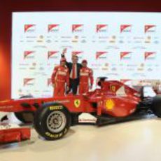 Alonso, Montezemolo, Massa y el F150