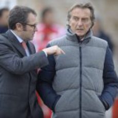 Stefano Domenicali y Luca di Montezemolo