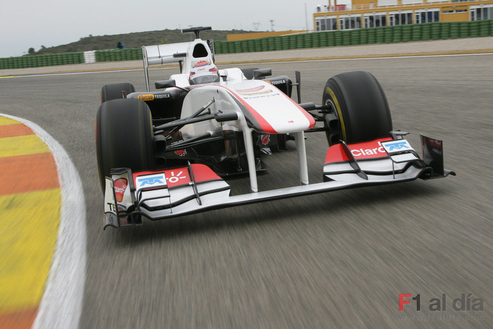 Imagen promocional del Sauber C30