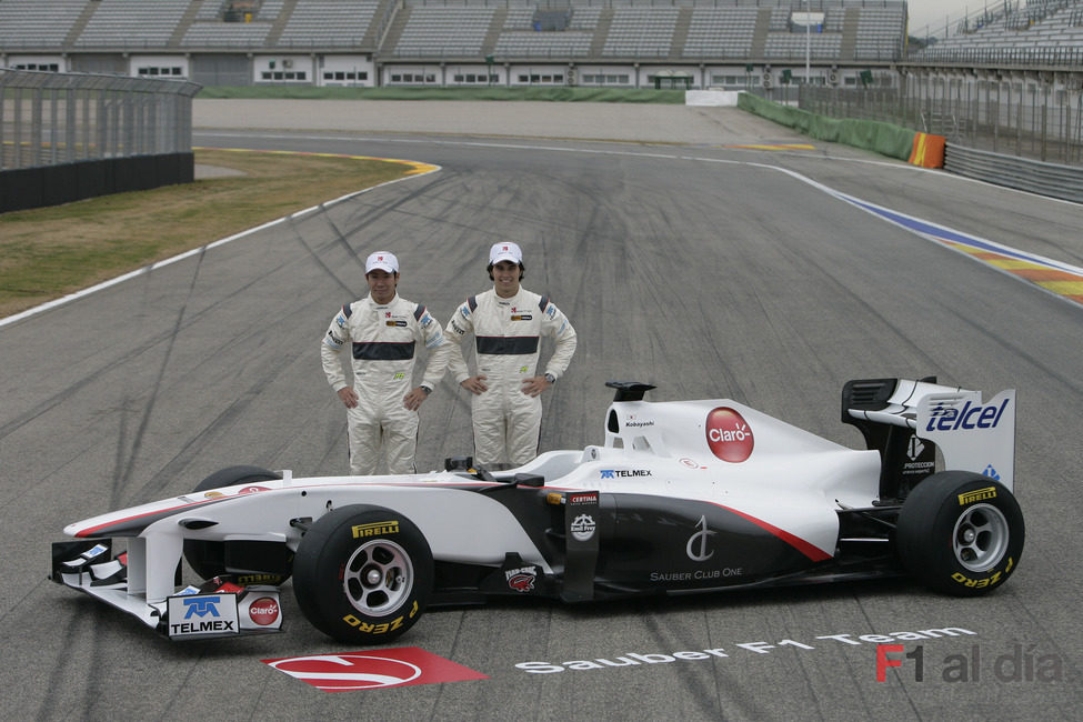 Kamui Kobayashi, Sergio Pérez y el C30