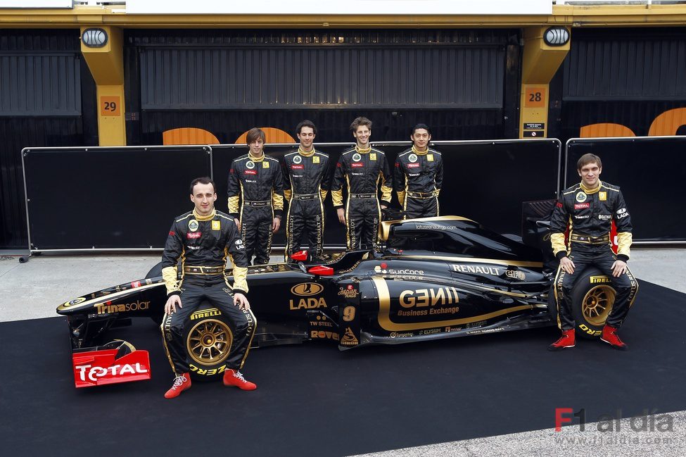 Todos los pilotos de Lotus Renault GP junto al R31