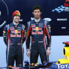 Sebastian Vettel y Mark Webber, la pareja de Red Bull en 2011