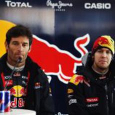 Mark Webber y Sebastian Vettel