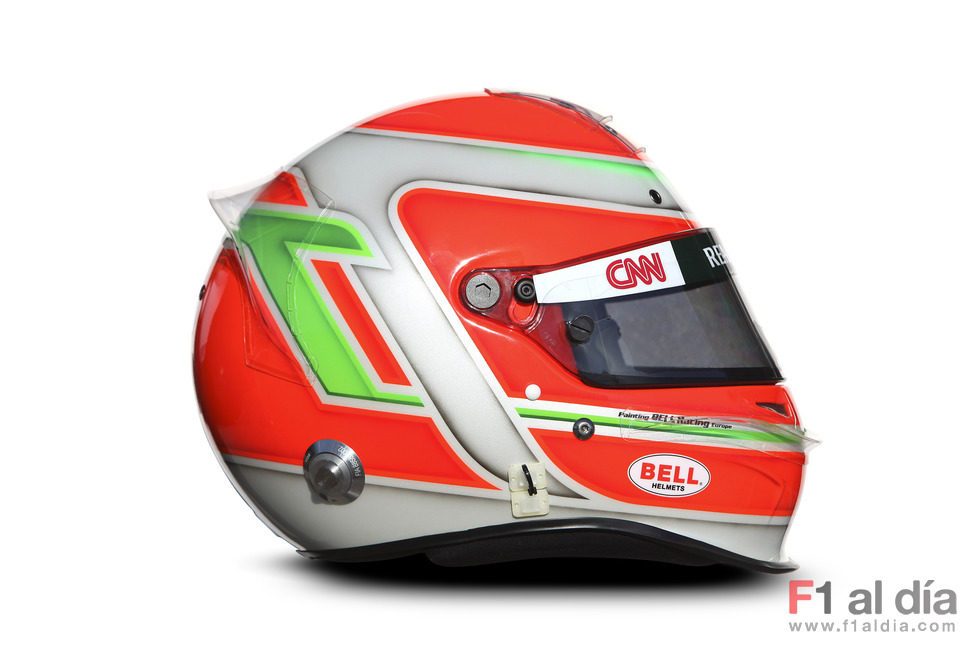 El casco de Jarno Trulli para 2011