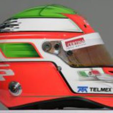 Casco de Sergio Pérez para 2011