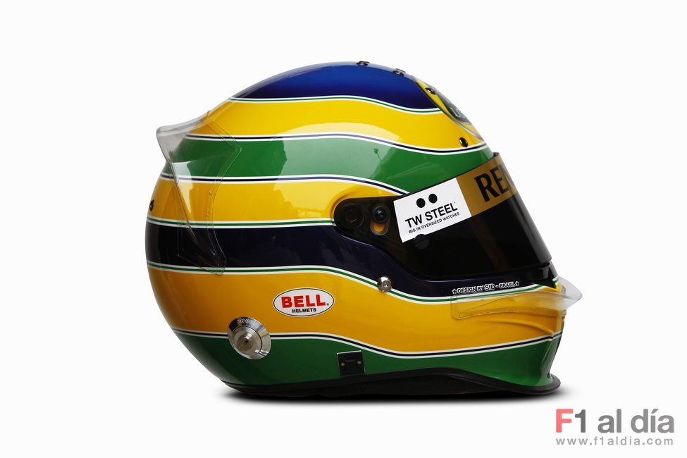 Casco de Bruno Senna para 2011