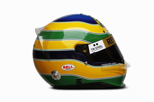 Casco de Bruno Senna para 2011