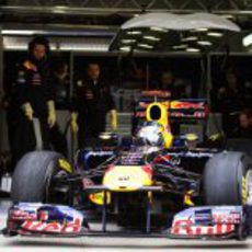 Primeras imagen del RB7 en pista con 'Infiniti'