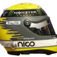 Casco de Nico Rosberg para 2011