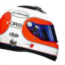 El casco de Rubens Barrichello para 2011