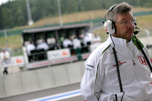 Brawn en el GP de Bélgica