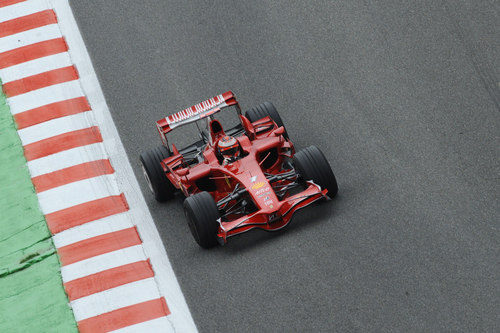 Raikkonen en los entrenamientos