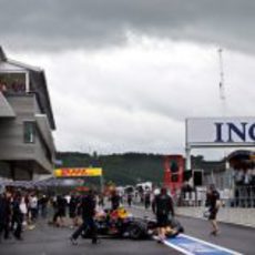 El cielo amenazante de Spa