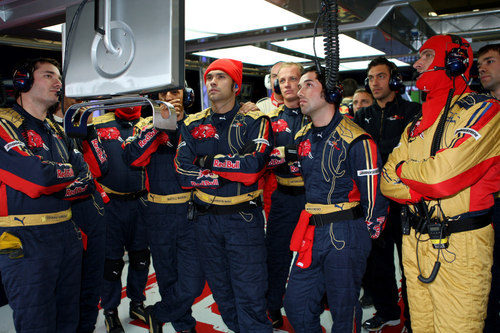 Los ingenieros de Toro Rosso