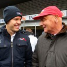 Vettel y Lauda