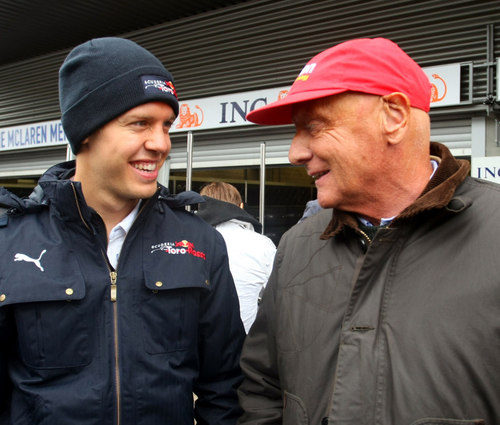 Vettel y Lauda