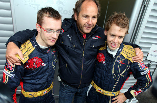 Los pilotos de Toro Rosso después de la carrera