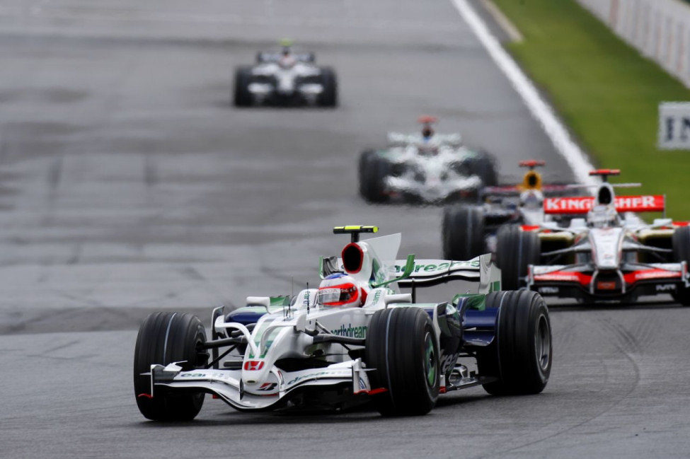 Barrichello en el GP de Bélgica
