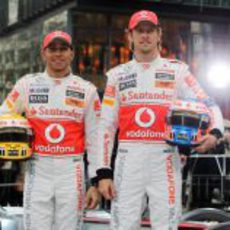 Hamilton y Button, dos ingleses en McLaren