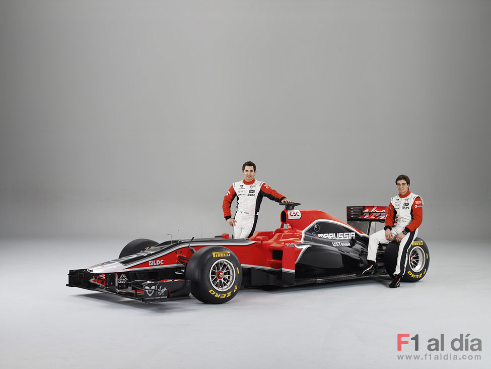 Timo Glock, Jerome D'Ambrosio y su MVR-02