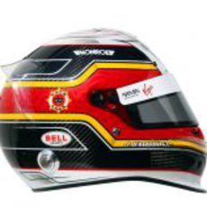 Casco de Jérôme D'Ambrosio en 2011