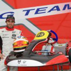 Jérôme D'Ambrosio patrocina el equipo de karts