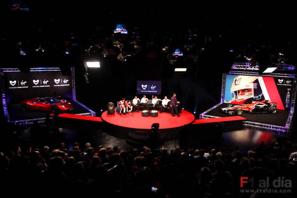 Marussia Virgin Racing presentó el MVR-02 en la BBC