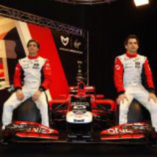 D'Ambrosio y Glock sentados en el MVR-02