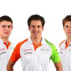 Di Resta, Sutil y Hülkenberg, pilotos de Force India para 2011