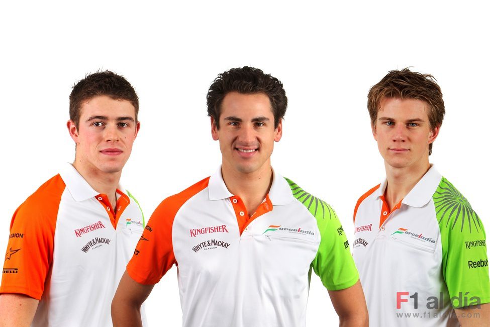 Di Resta, Sutil y Hülkenberg, pilotos de Force India para 2011