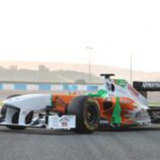 El VJM04 en la pista de Jerez