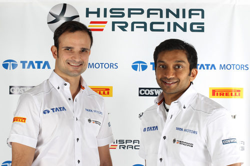 Liuzzi y Karthikeyan, contentos de llegar a HRT en 2011