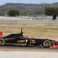 Kubica en Valencia con el Lotus Renault GP