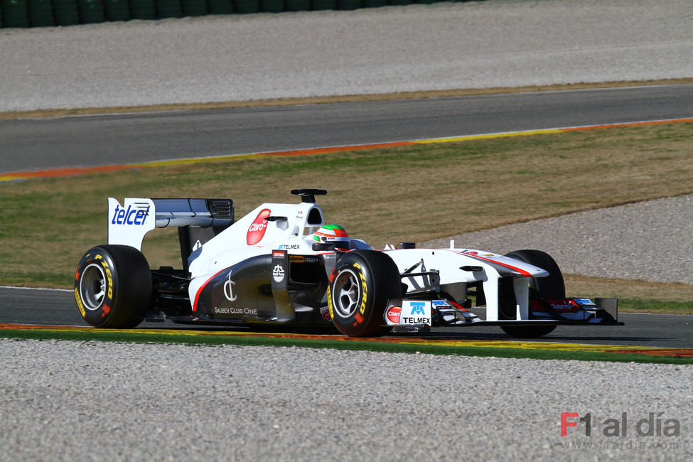 Sergio Pérez en el Sauber C30