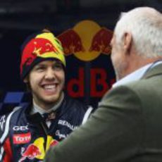 Vettel habla con el jefazo de Red Bull