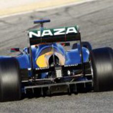 Parte trasera del T128 del Team Lotus