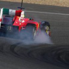 Felipe Massa se pasa de frenada en Jerez