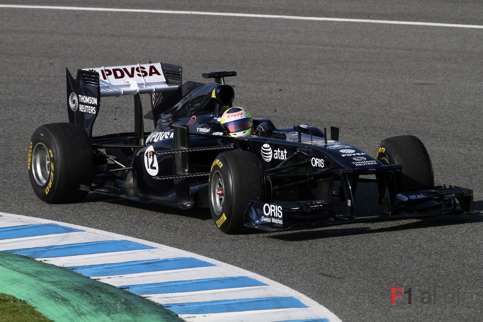 Maldonado probando en FW33 en Jerez