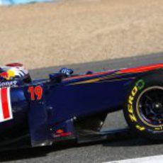 Alguersuari sigue probando el Toro Rosso