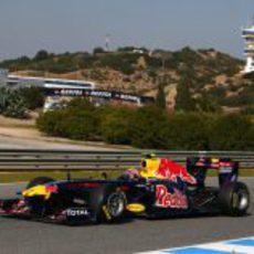 Webber rueda en Jerez con el RB7