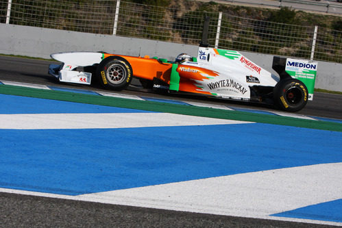 El nuevo VJM04 en Jerez