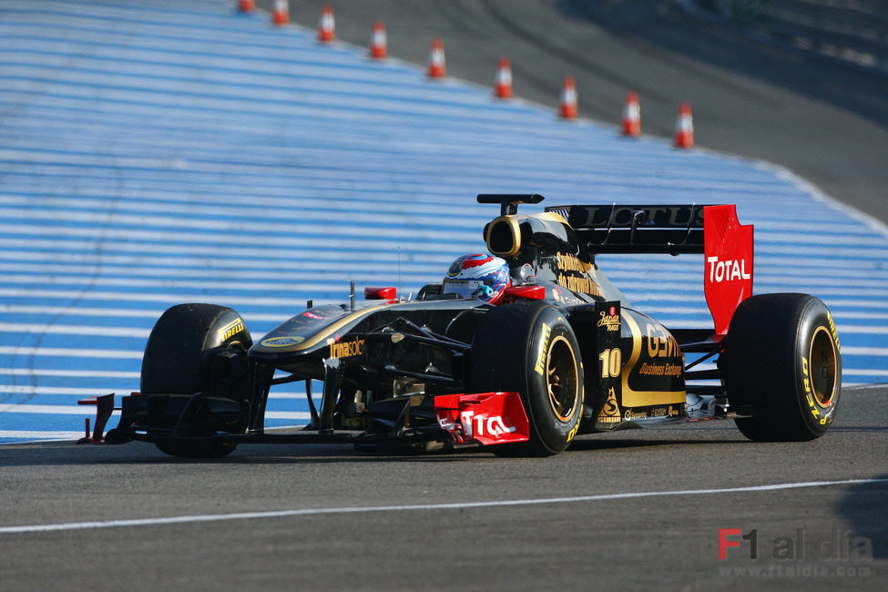 Petrov en el Lotus Renault GP