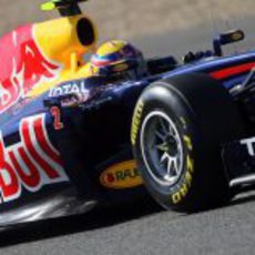 Webber a los mandos del Red Bull número 2