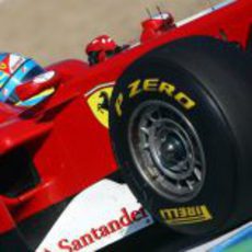Alonso en el Ferrari de 2011