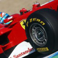 Alonso en el Ferrari de 2011