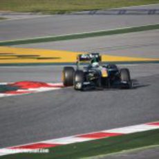 El Team Lotus de Heikki Kovalainen en acción