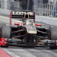 Nick Heidfeld sale a la pista de Montmeló